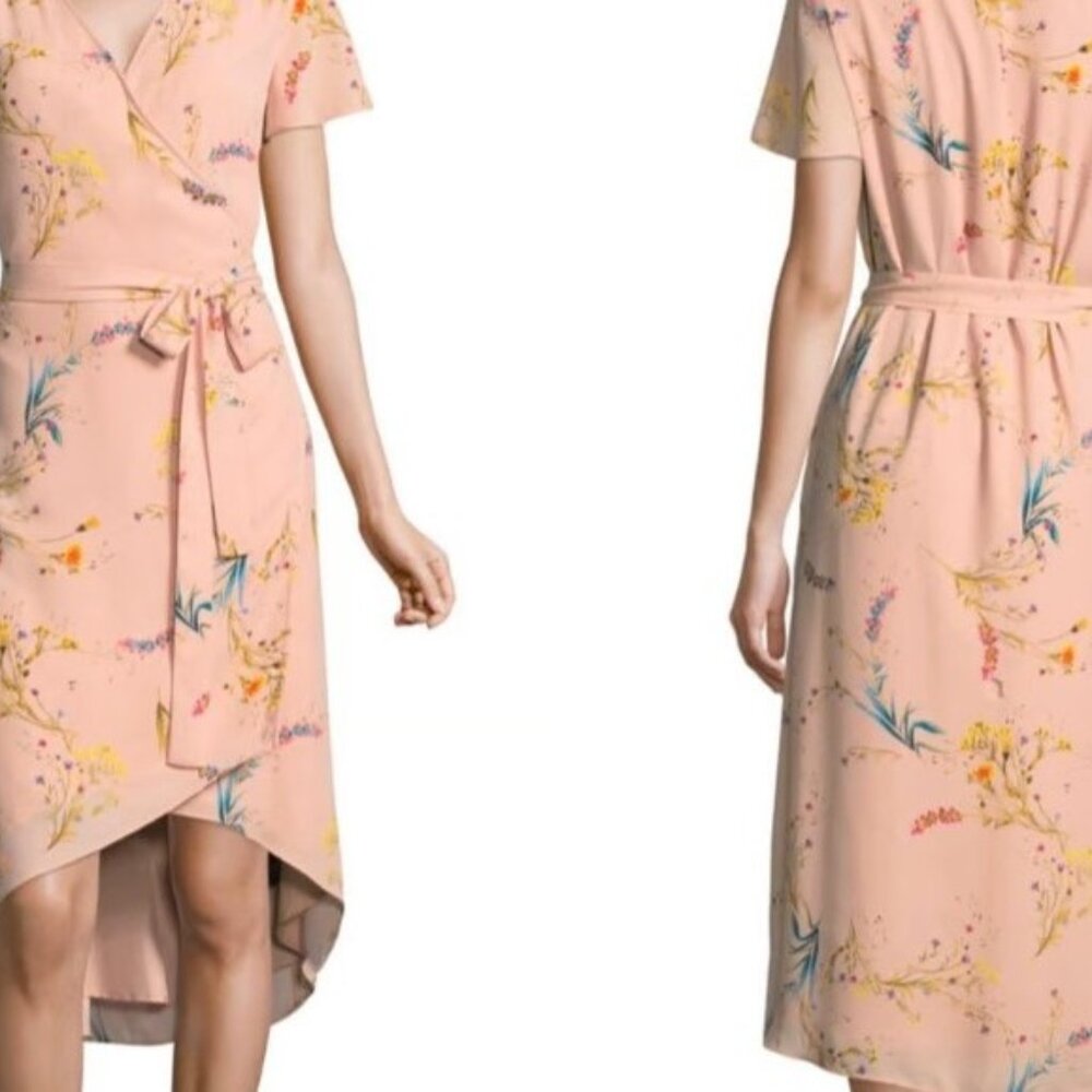 Worthington Botanical Wrap Midi Dress X-Large